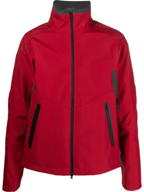 Scheleton zip-fastening jacket