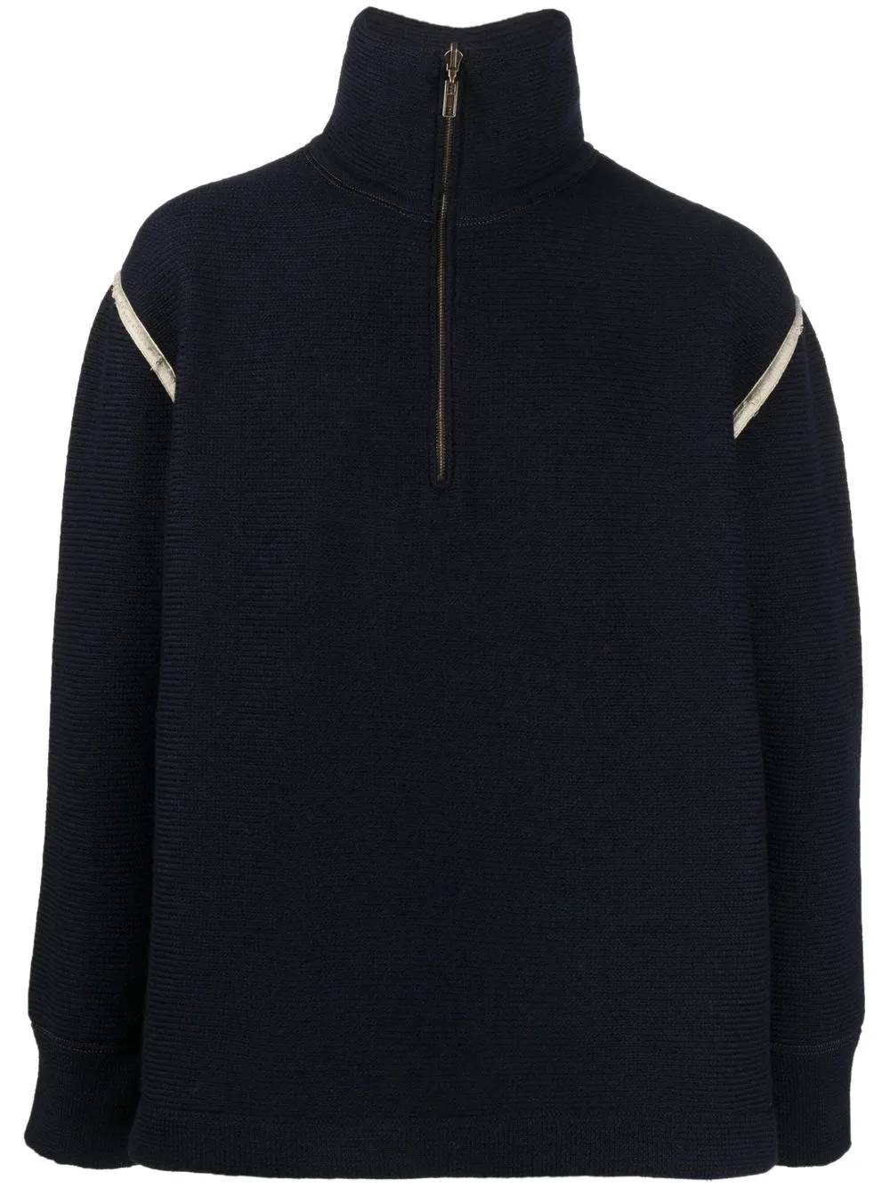 

Maison Margiela high-neck long-sleeve jumper - Blue