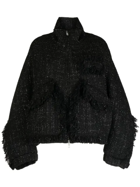 Goen.J chamarra bomber con cuello alzado