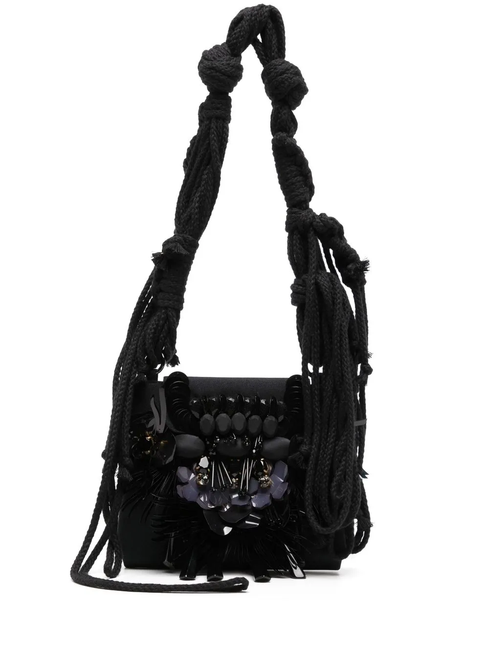 

Biyan embellished crossbody bag - Black