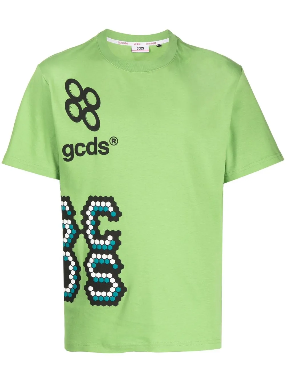 

Gcds playera con estampado gráfico y logo - Verde