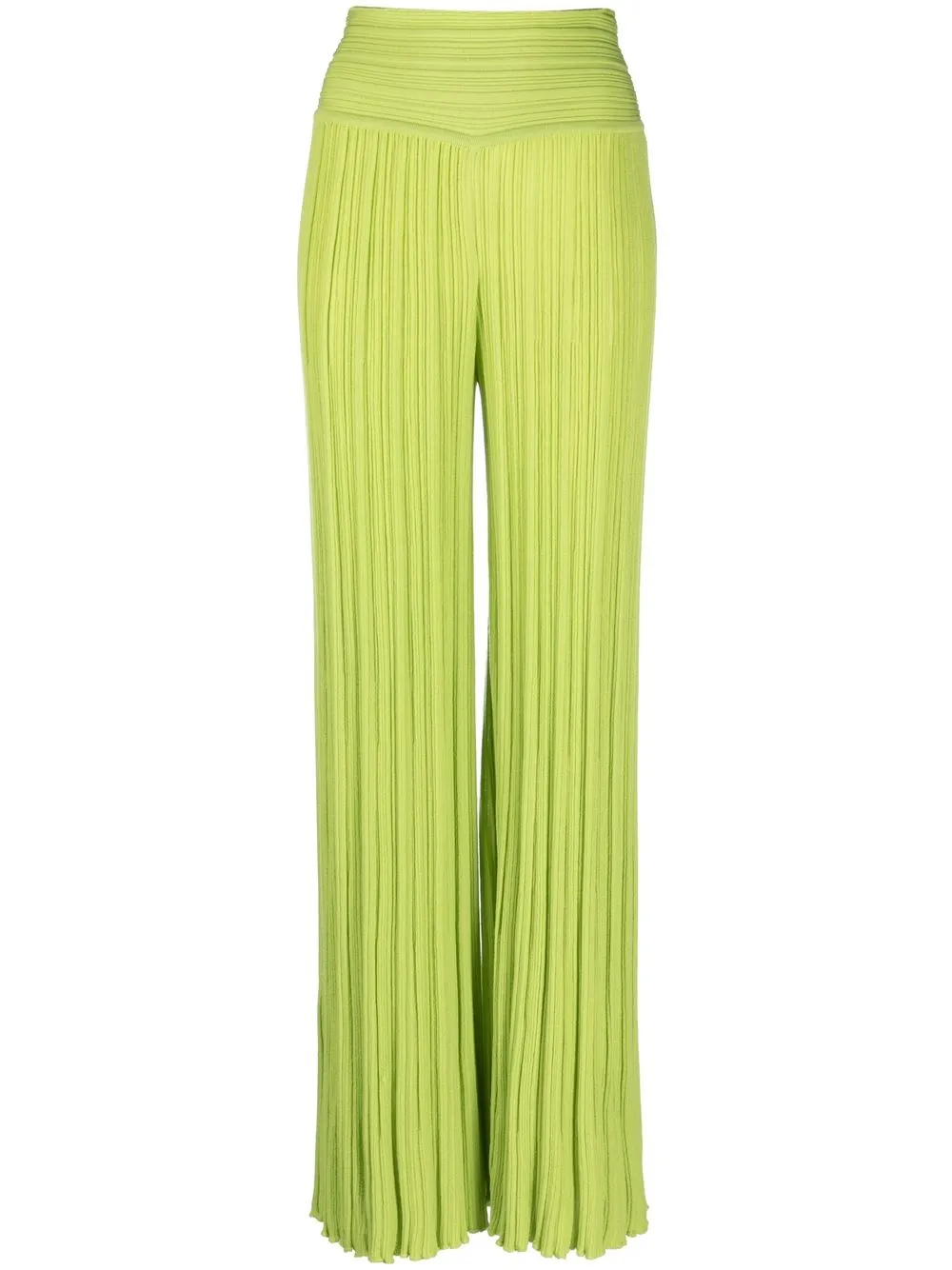 

Antonino Valenti pleated flared trousers - Green