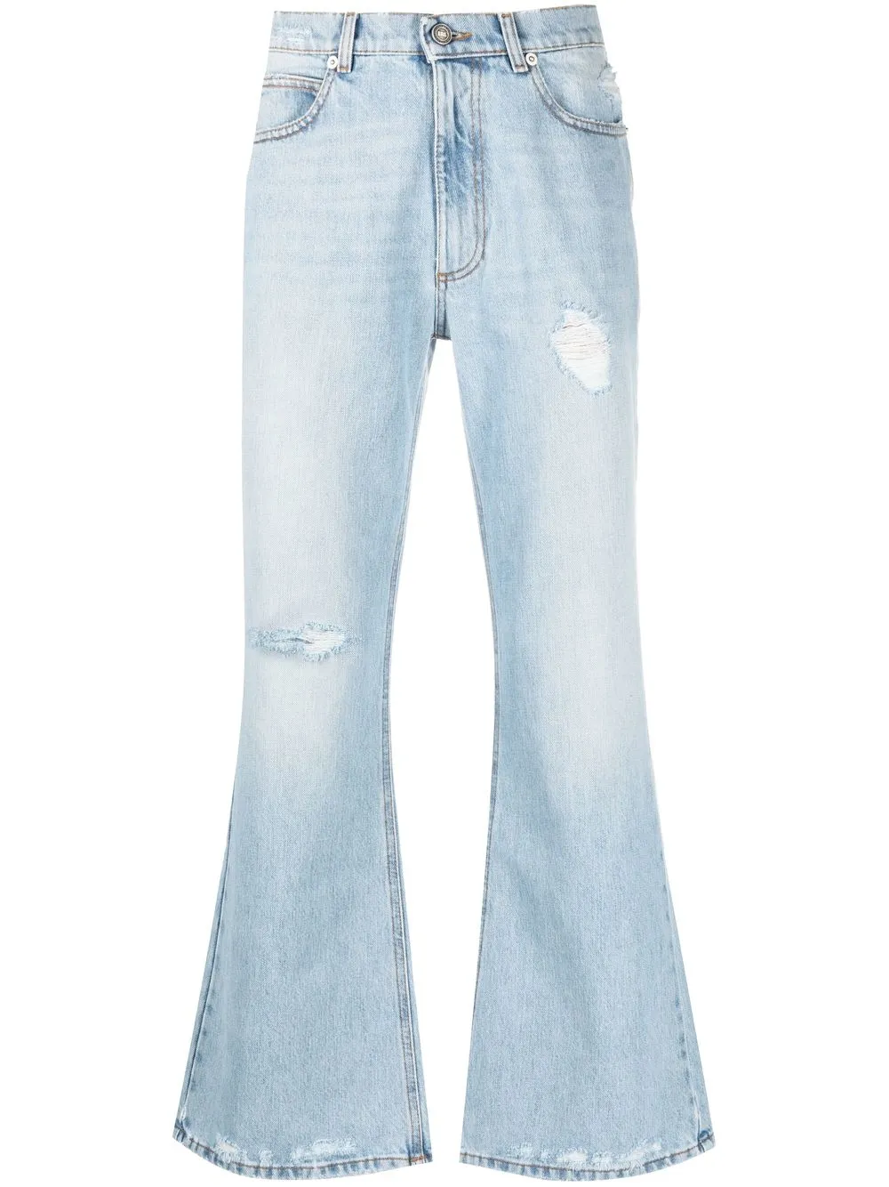 

ERL distressed flared jeans - Blue