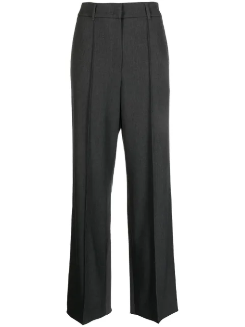 Goen.J twill straight-leg trousers