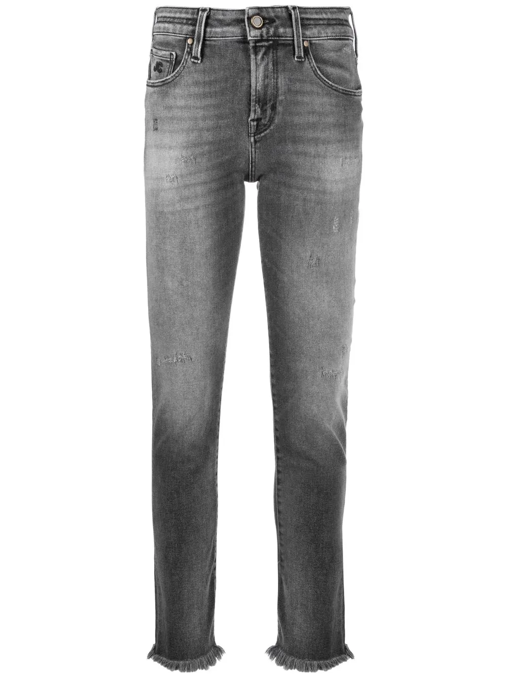 

Jacob Cohën distressed-finish denim jeans - Grey