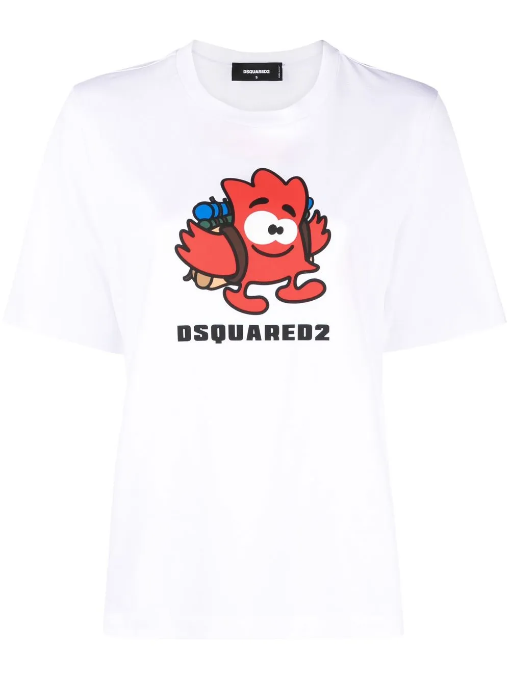 

Dsquared2 graphic-print short-sleeve T-shirt - White