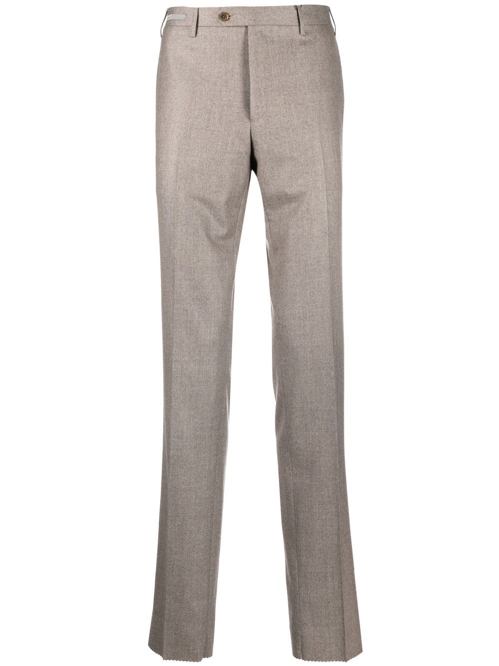 

Corneliani pressed-crease tailored trousers - Neutrals