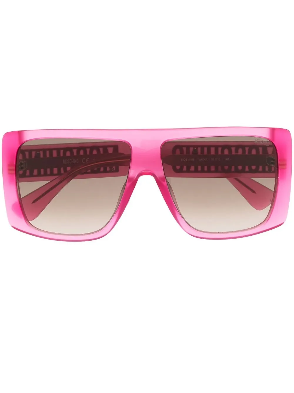 

Moschino Eyewear square-frame logo sunglasses - Pink