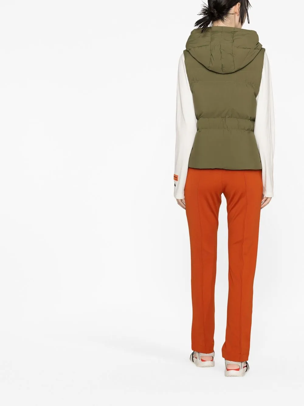 Y-3 Logo-print Track Pants In Orange