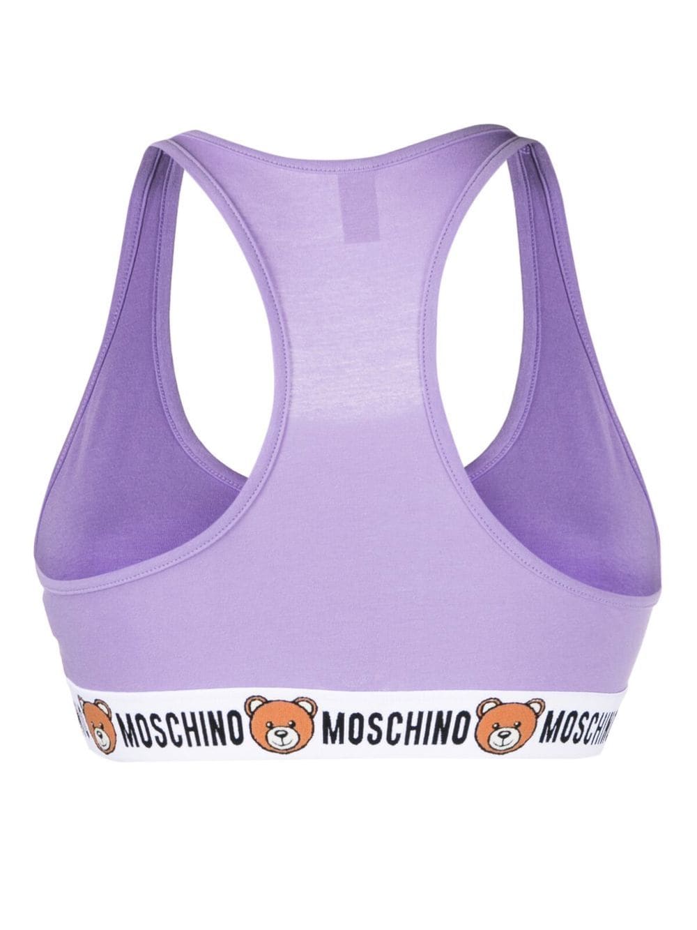 Moschino logo-band Sports Bra - Farfetch
