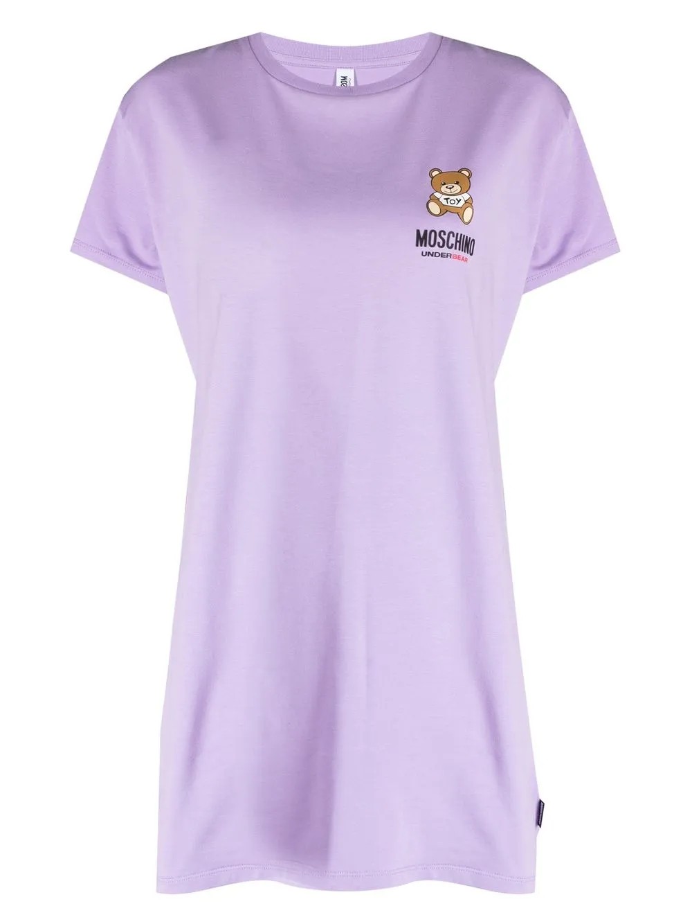 

Moschino playera con logo estampado - Morado