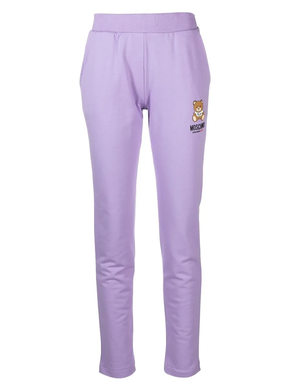 

Moschino Teddy Bear motif sweatpants - Purple