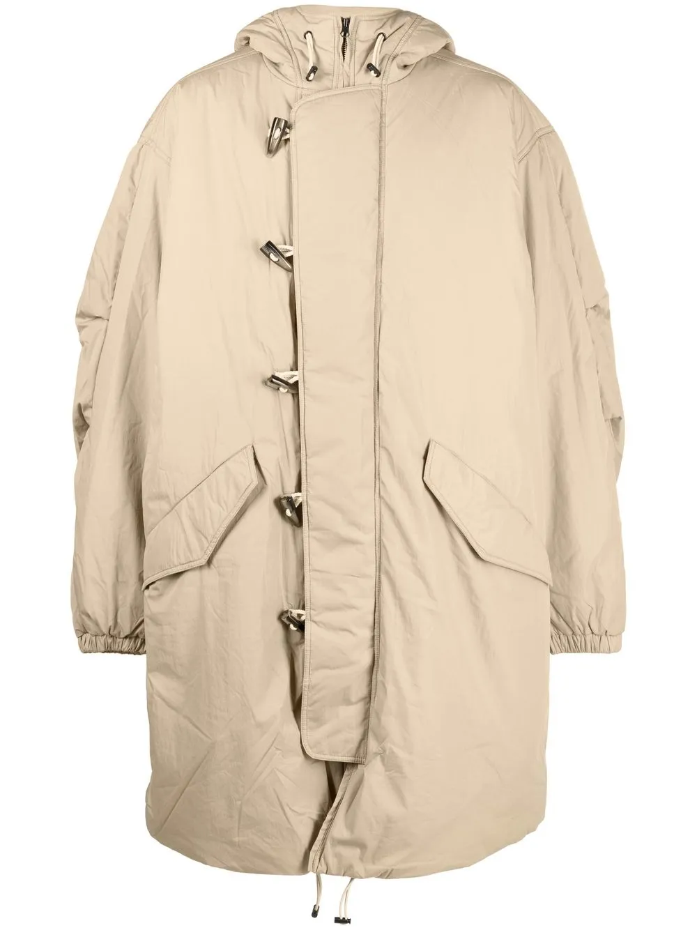

Isabel Marant Dacayori hooded oversized parka - Neutrals