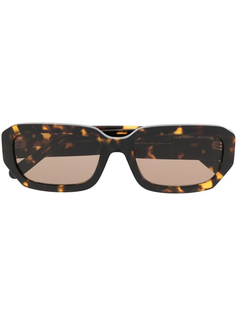 

Marc Jacobs Eyewear tortoiseshell rectangular frame sunglasses - Brown