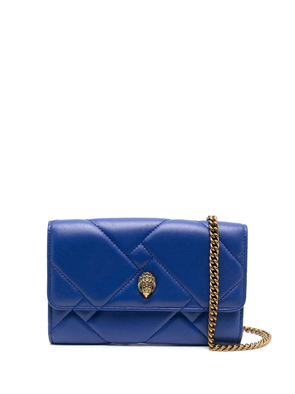 

Kurt Geiger London quilted logo-plaque crossbody bag - Blue
