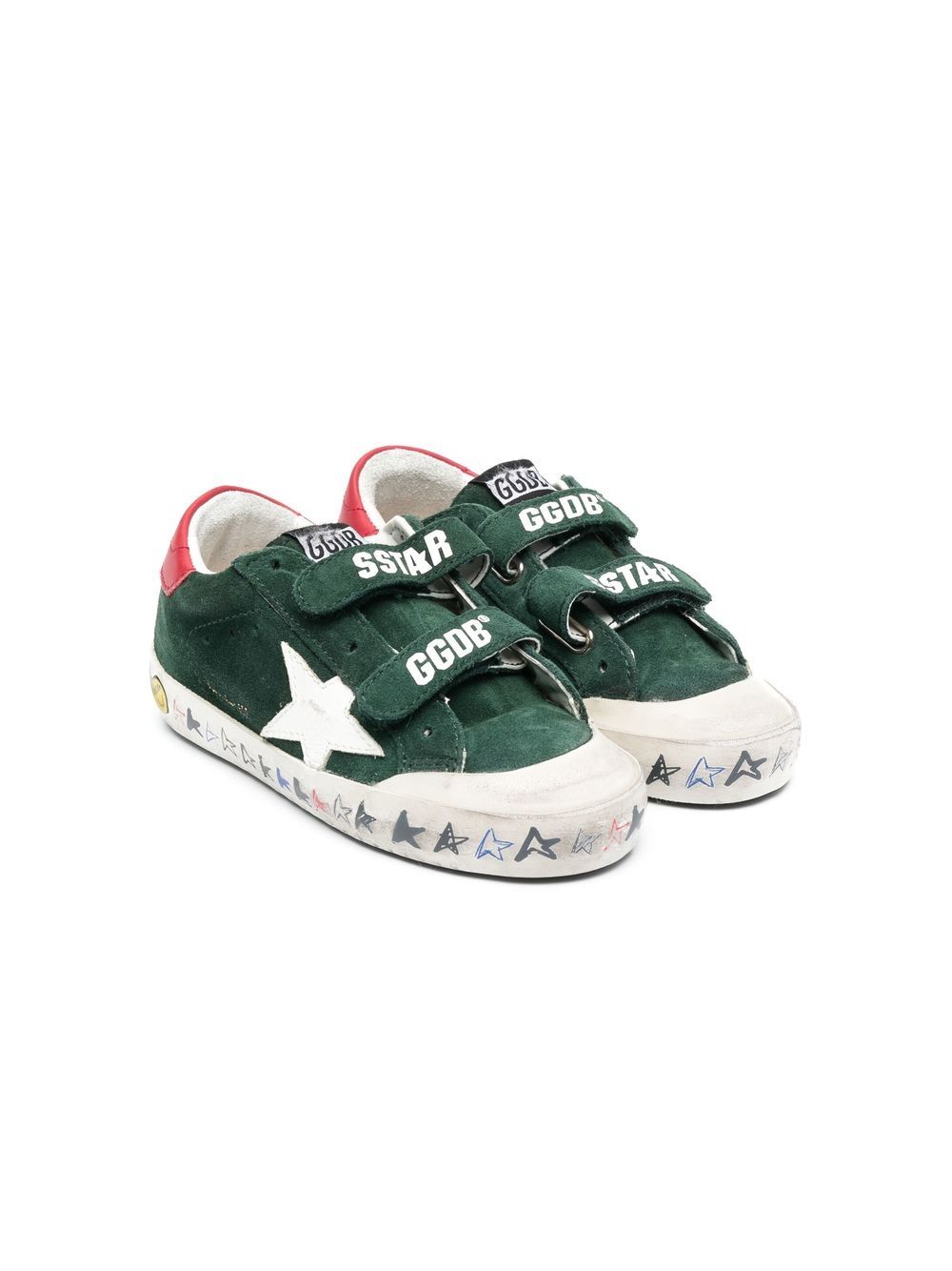 Image 1 of Golden Goose Kids Superstar touch-strap sneakers