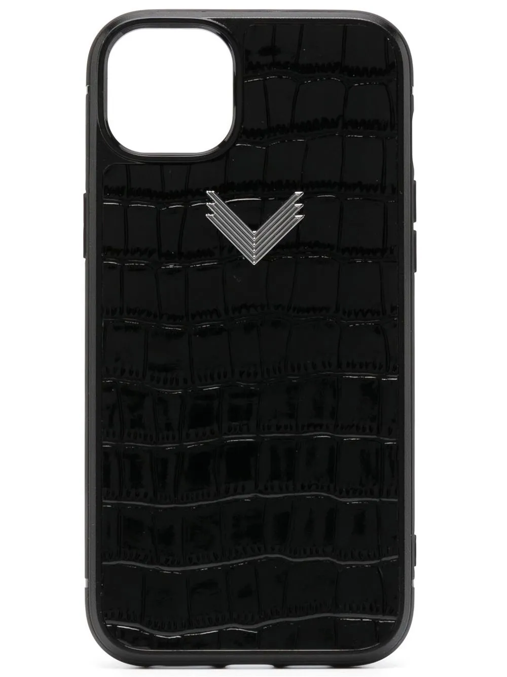 

Manokhi x Velante crocodile-effect iPhone 14 Plus case - Black