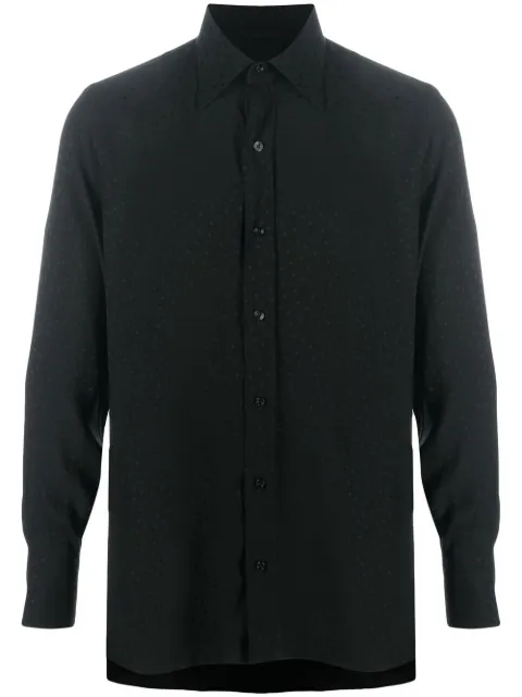 TOM FORD polka-dot long-sleeve shirt