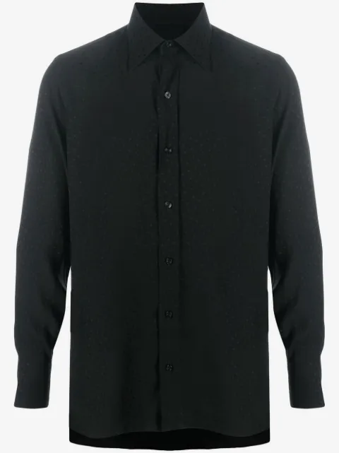TOM FORD polka-dot long-sleeve shirt