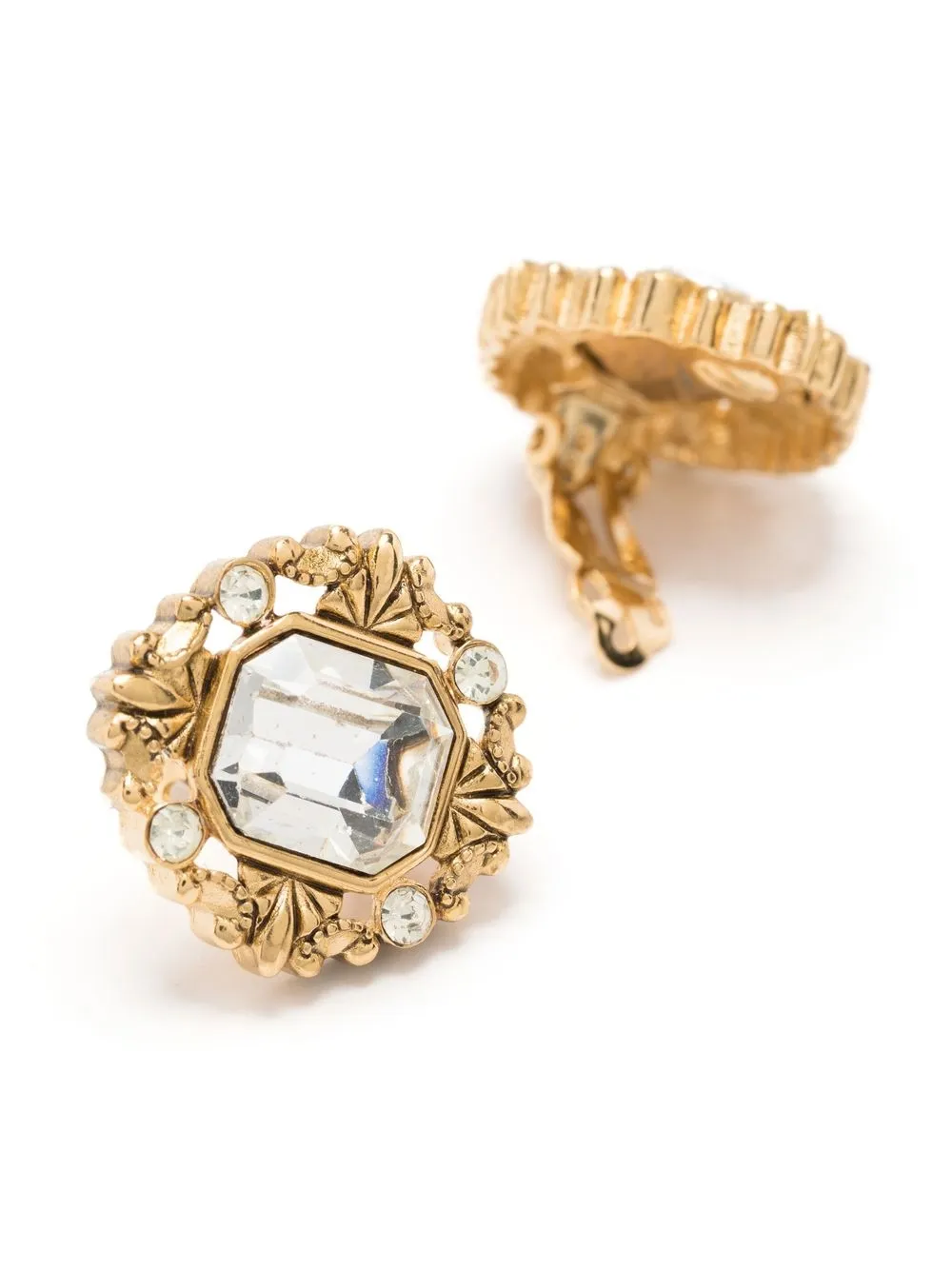 Givenchy Pre-Owned Oorclips verfraaid met kristallen - Goud