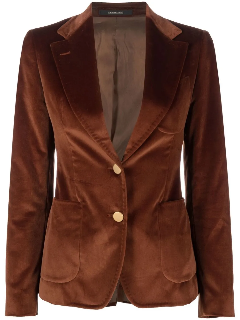 

Tagliatore tailored single-breasted blazer - Brown