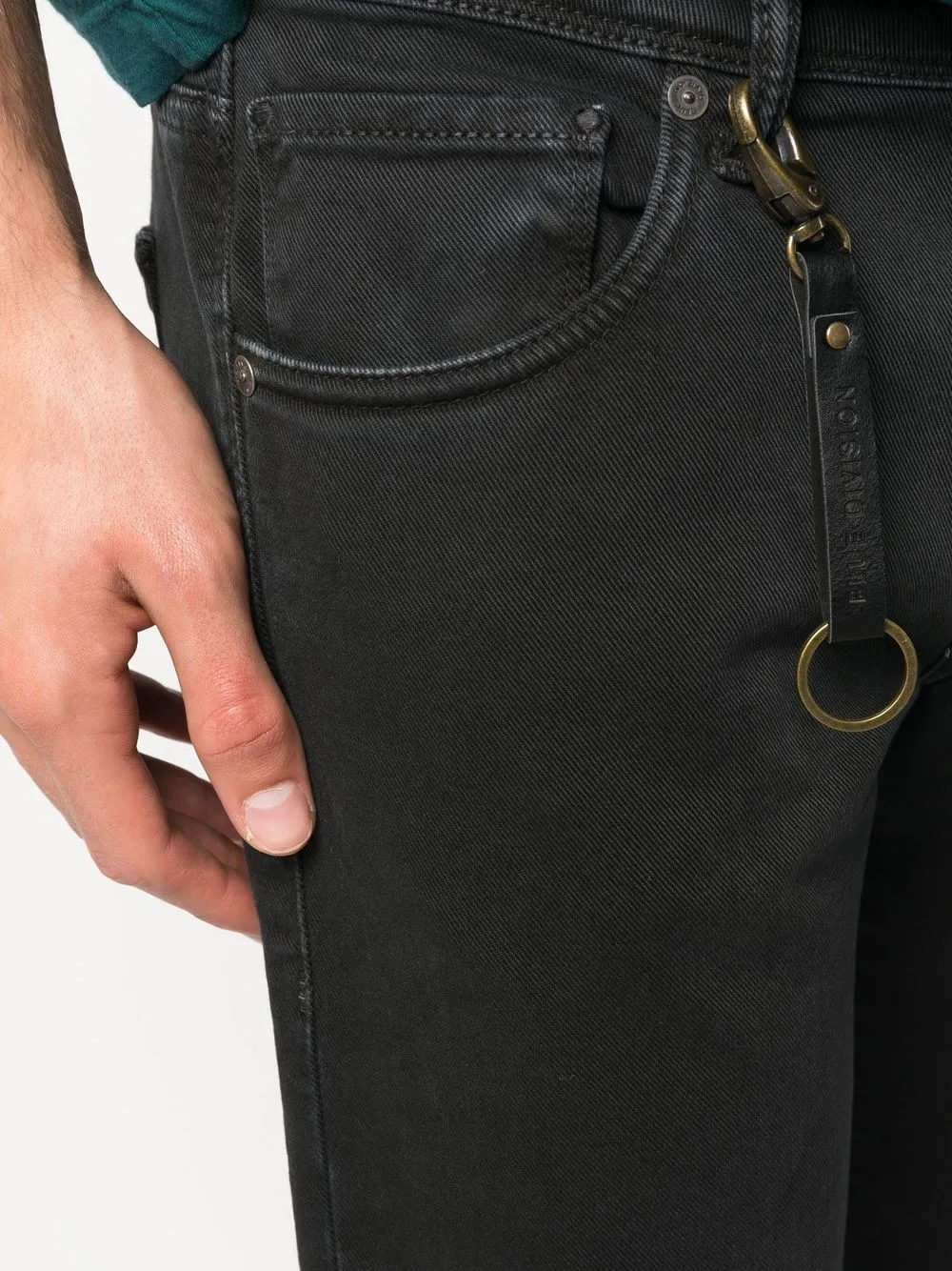 Incotex keyringattachment slimfit Jeans Farfetch