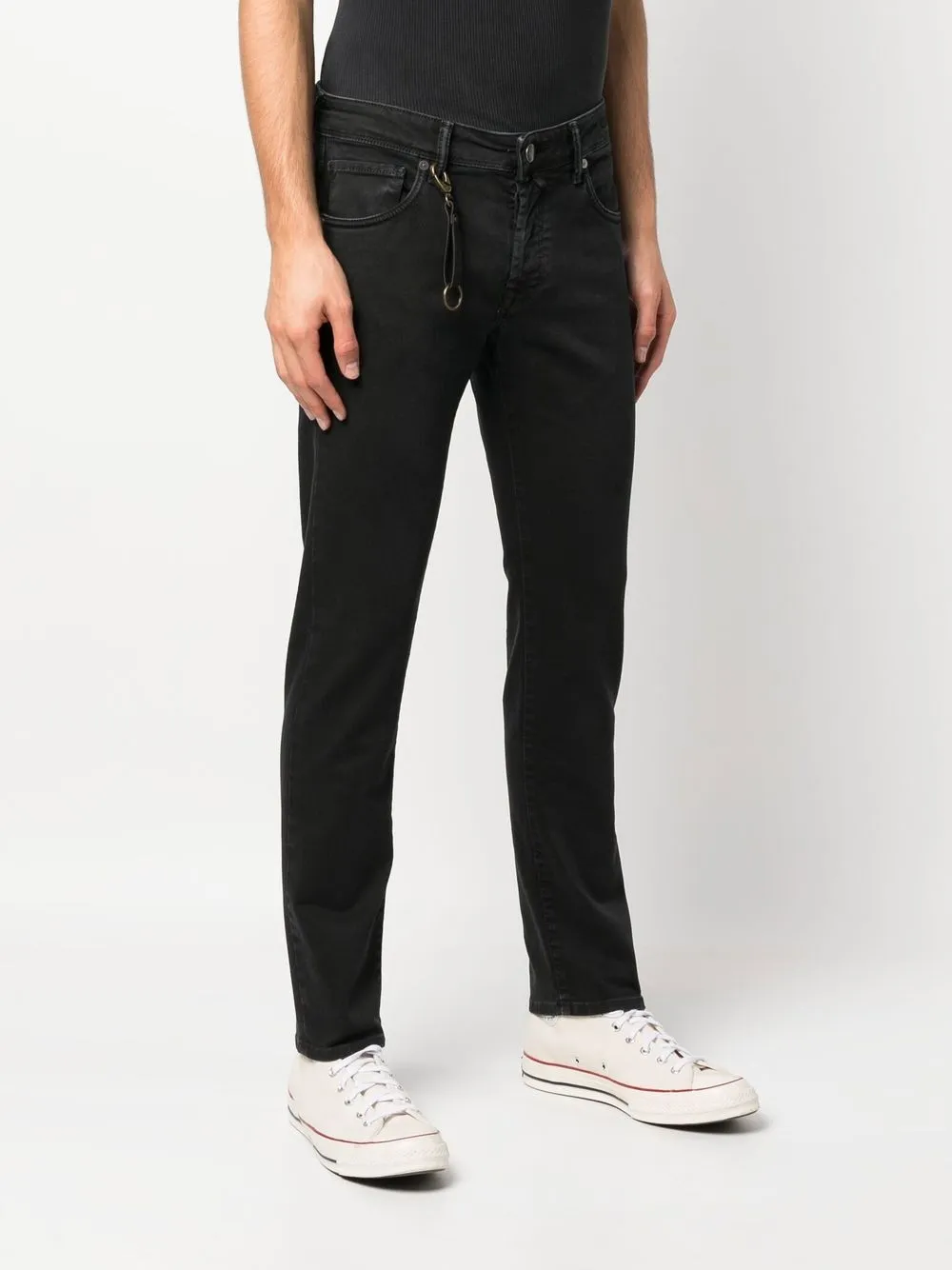 Incotex keyringattachment slimfit Jeans Farfetch