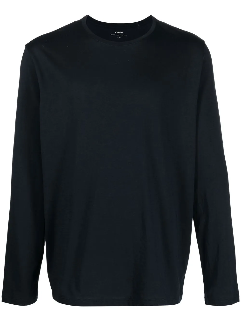 

Vince long-sleeve Pima cotton T-shirt - Blue