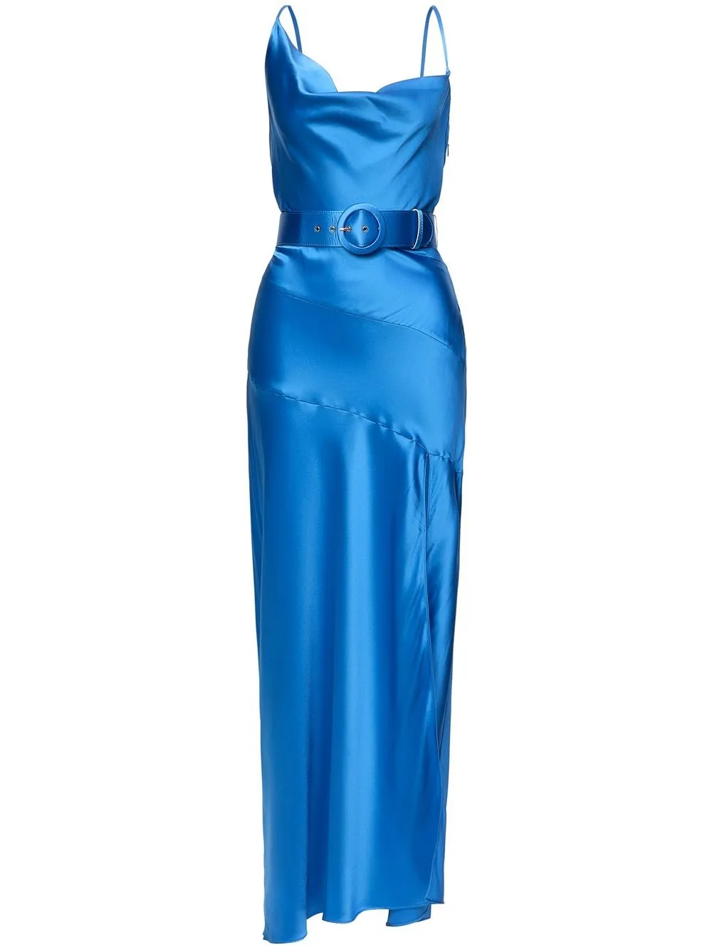 

Nicholas Nahara asymmetric silk gown - Blue