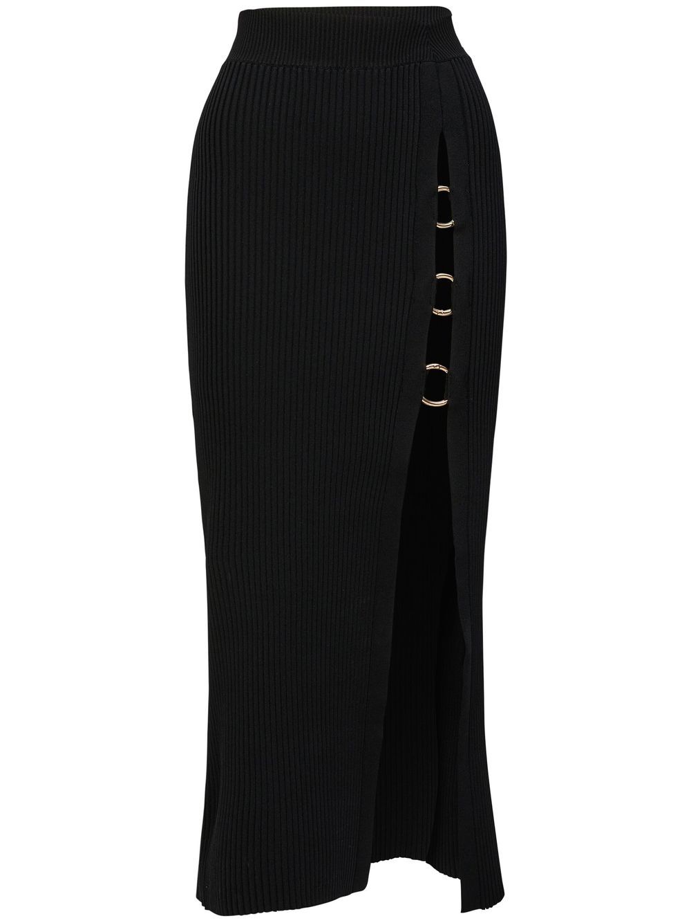 

Nicholas Janella ribbed-knit asymmetric skirt - Black