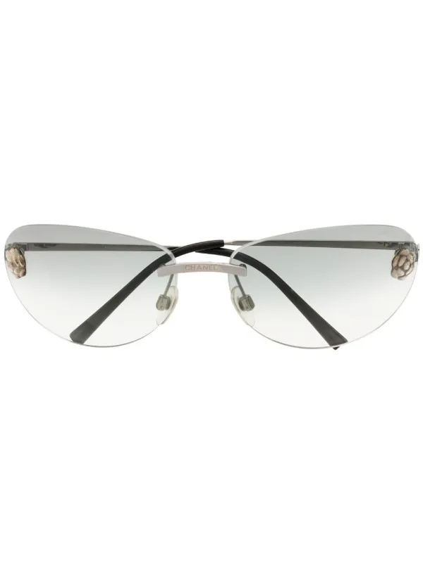 chanel oval sunglasses