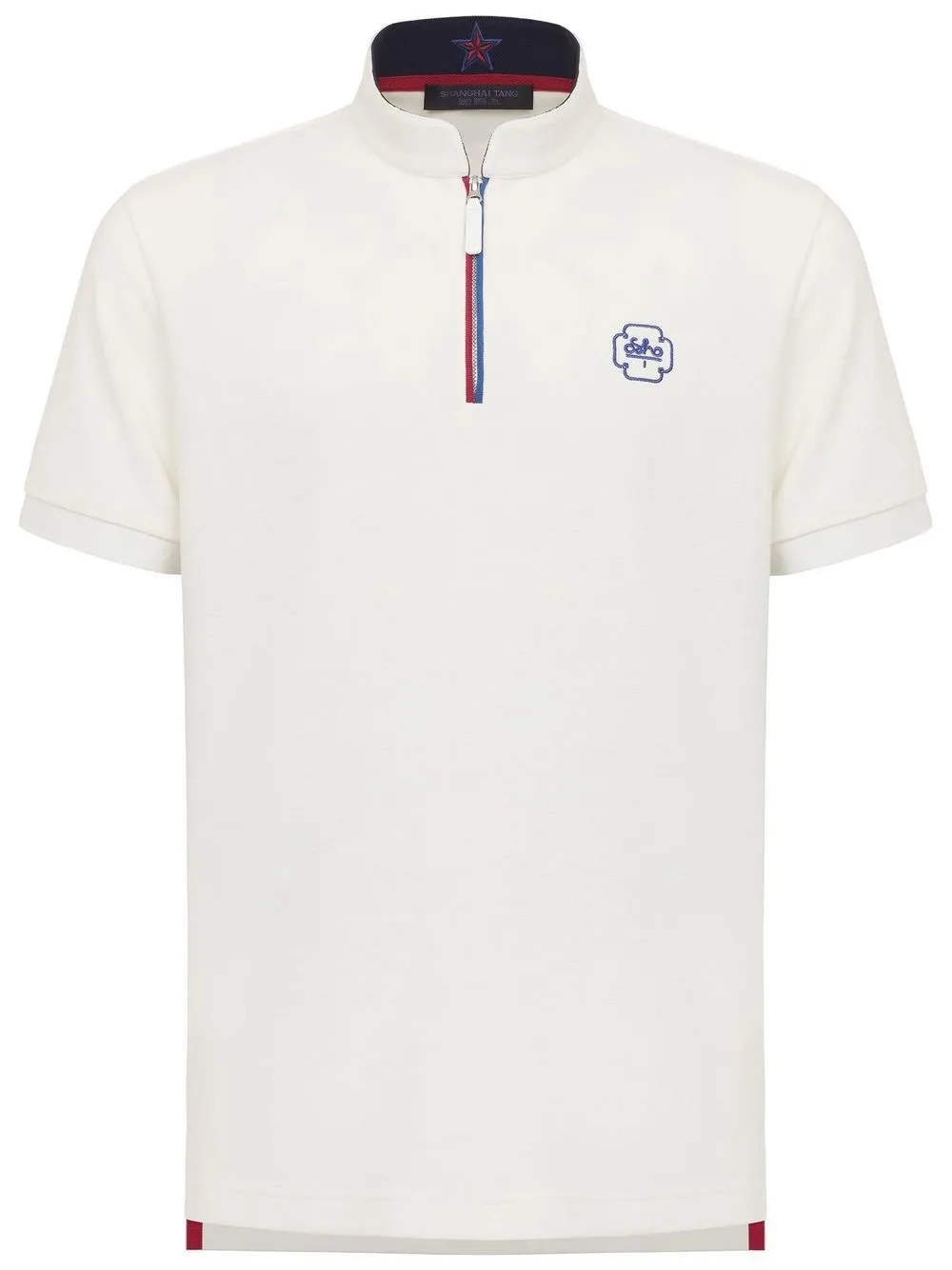 

Shanghai Tang embroidered-logo polo shirt - White