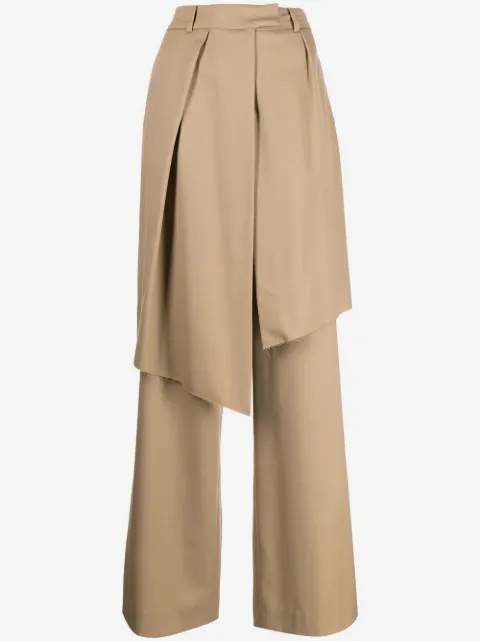 Goen.J panelled tailored trousers