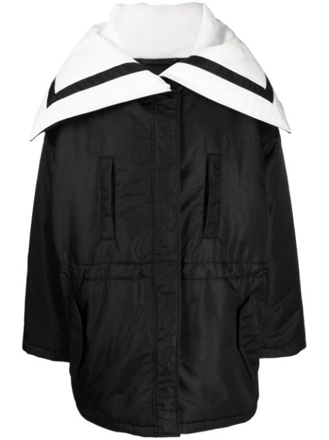 Goen.J sailor-collar padded coat