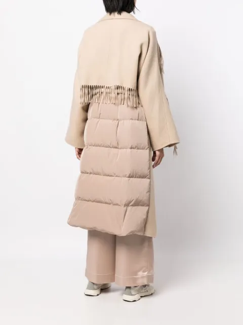 Goen.J double-faced fringed coat GNJ22AWCT06 - 3