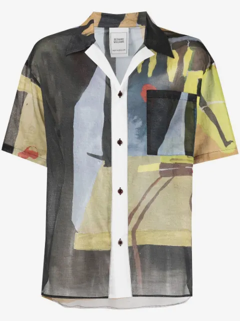 Bethany Williams abstract-print short-sleeve shirt 