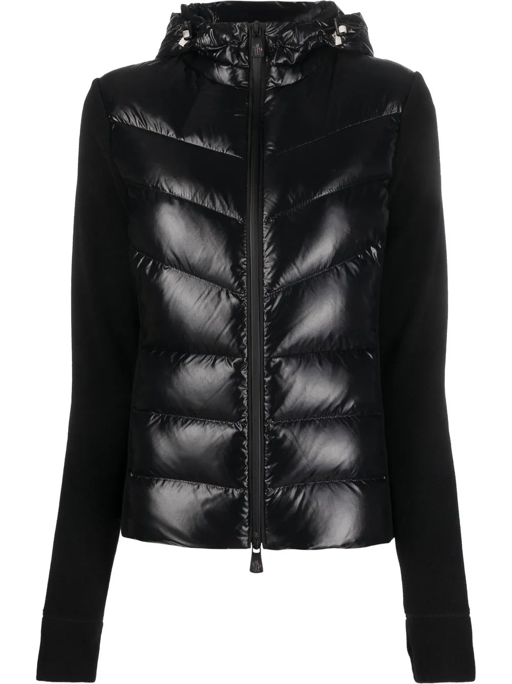

Moncler Grenoble padded fleece hoodie - Black
