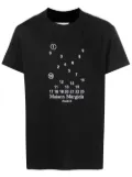 Maison Margiela Numeric logo-embroidered T-shirt - Black