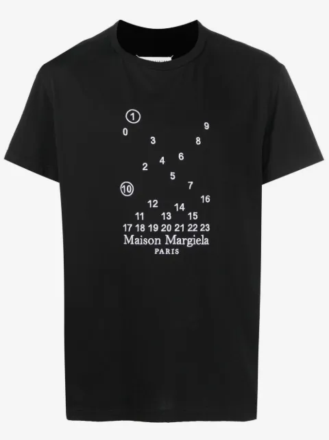 Maison Margiela Numeric logo-embroidered T-shirt