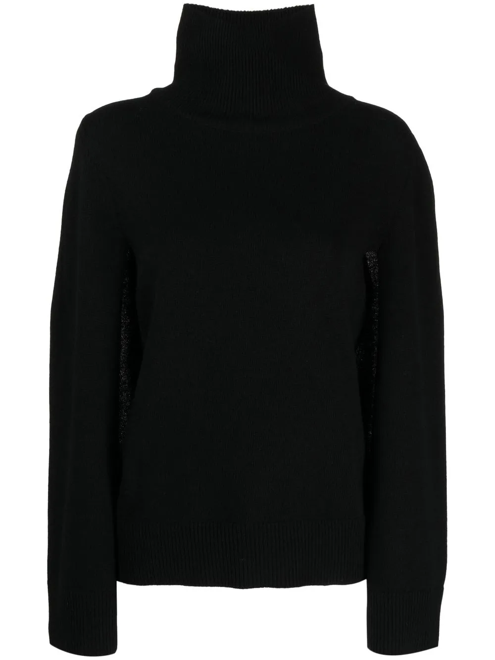 

Goen.J roll-neck cape-sleeve jumper - Black