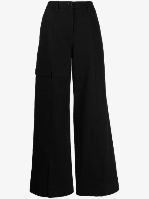 Goen.J wide-leg cargo trousers