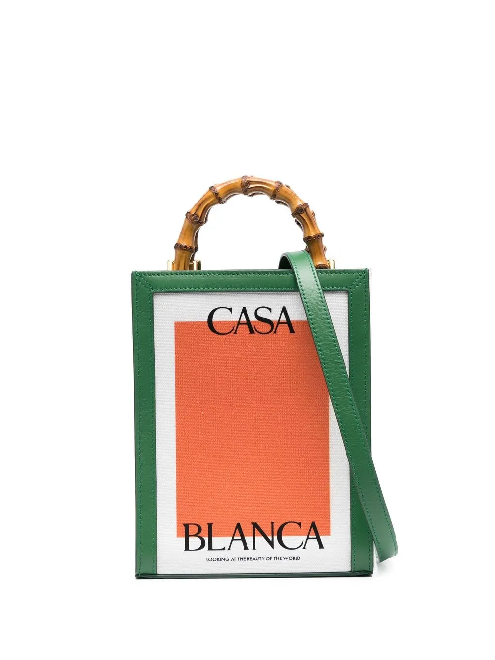 

Casablanca Casa logo-print tote bag - White