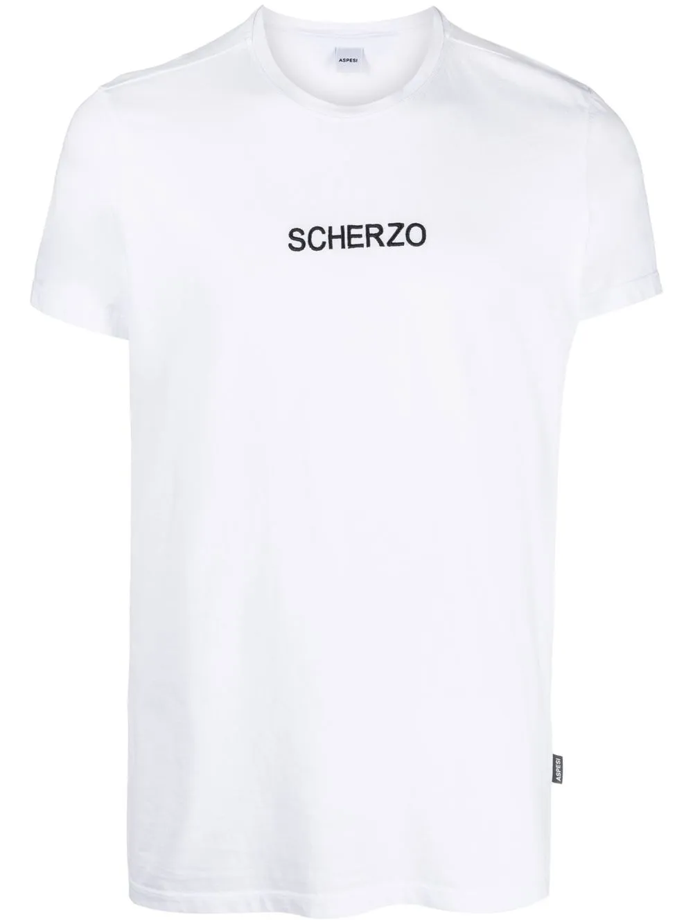 

ASPESI embroidered-logo cotton T-shirt - White