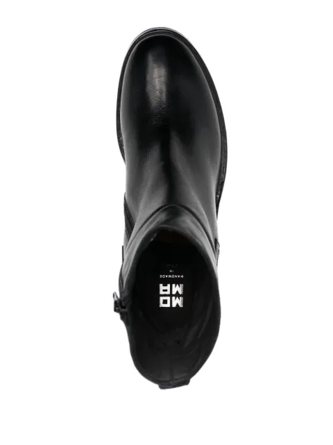 Moma 80mm heeled leather ankle boots 1CW351CU - 3