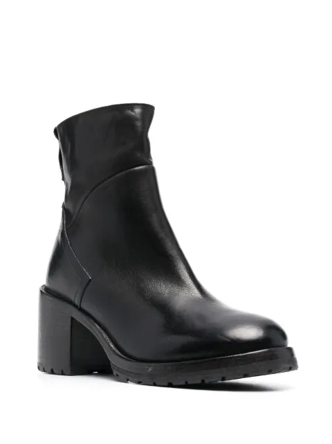Moma 80mm heeled leather ankle boots 1CW351CU - 1