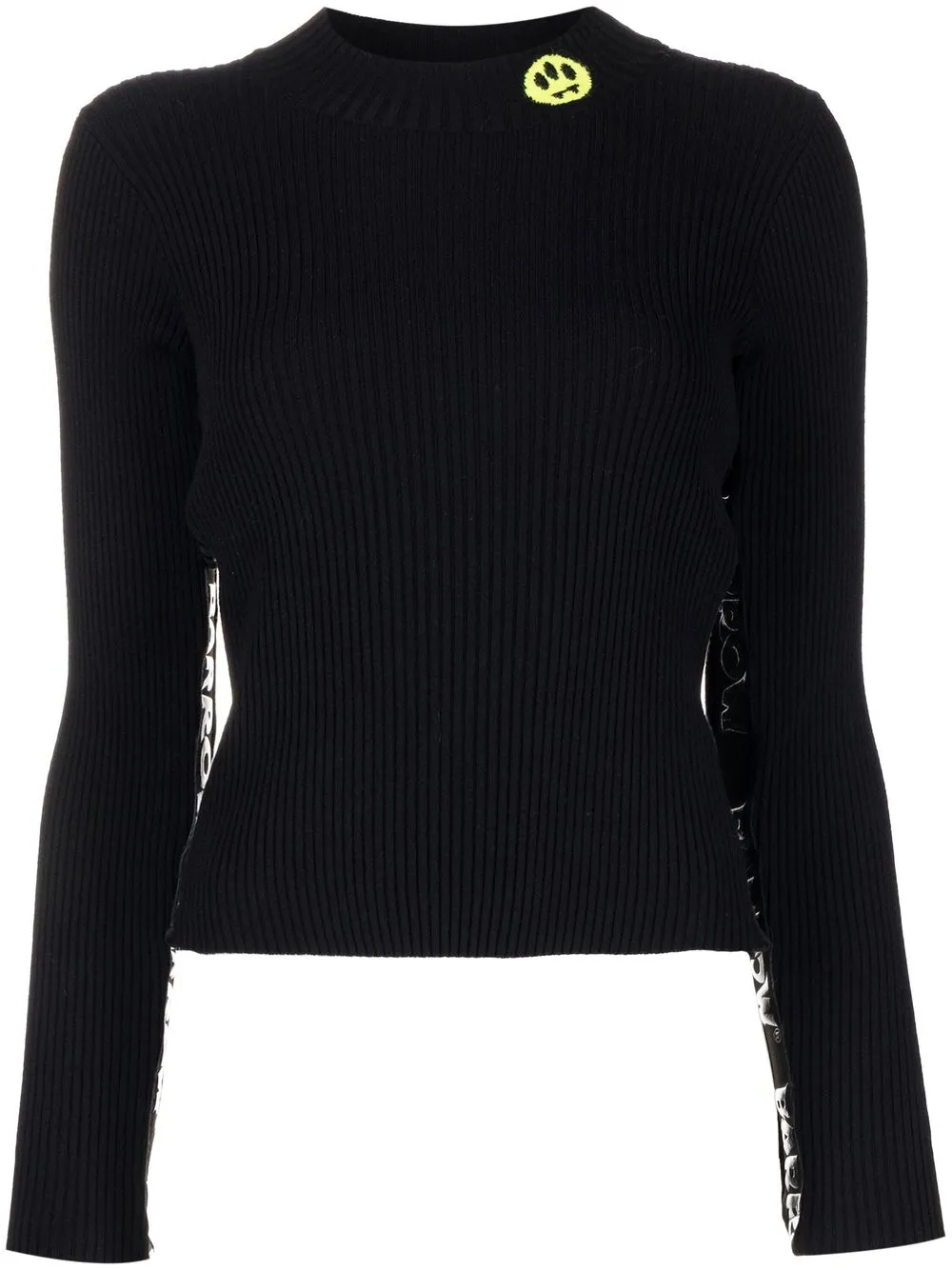 

BARROW logo ribbed-knit jumper - Black