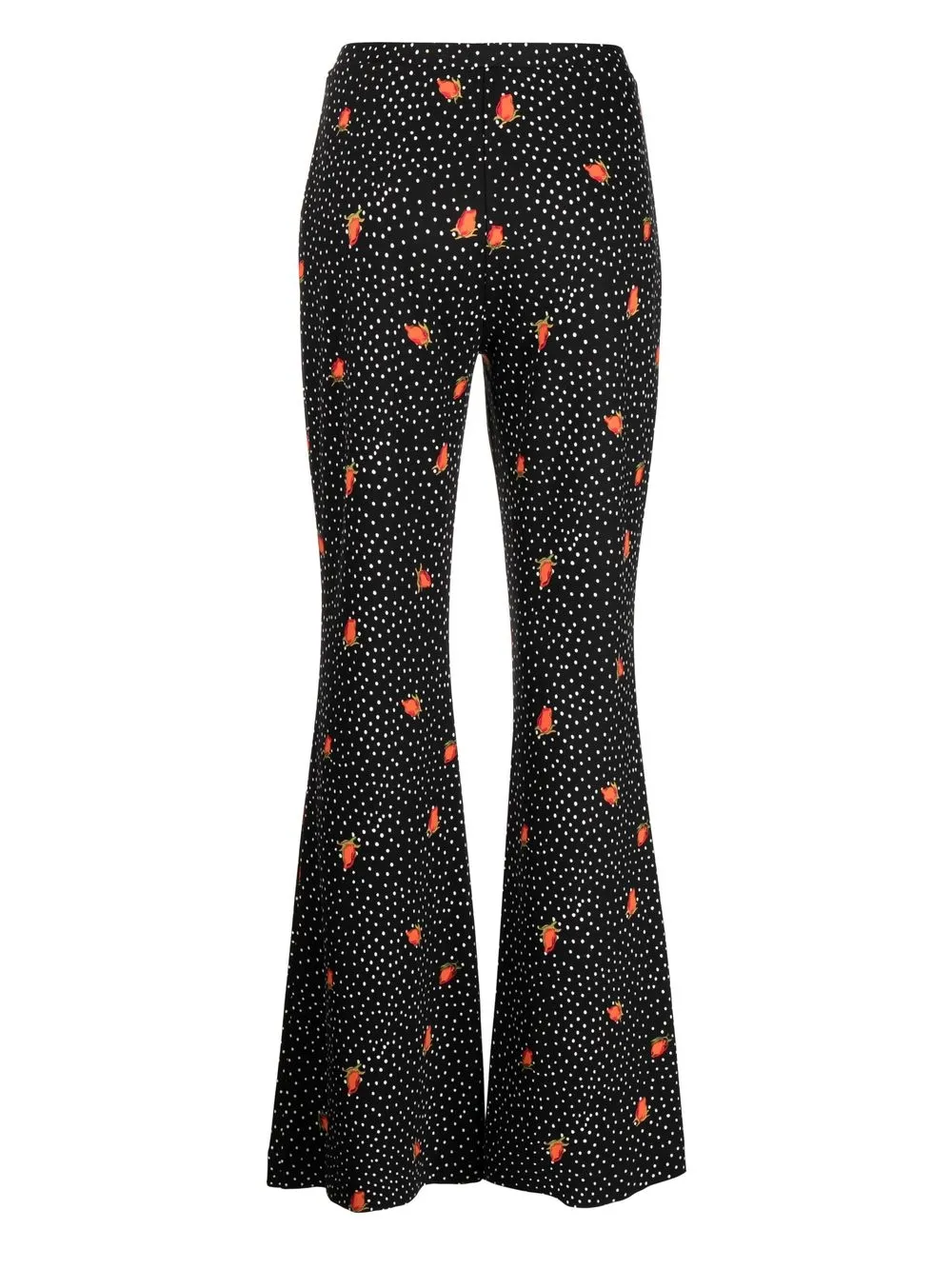 DVF Diane von Furstenberg Flared broek - Zwart
