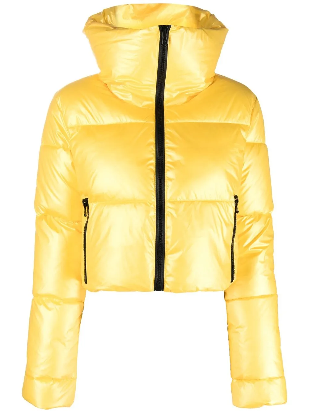 

Canadian Club high-neck puffer jacket - Yellow