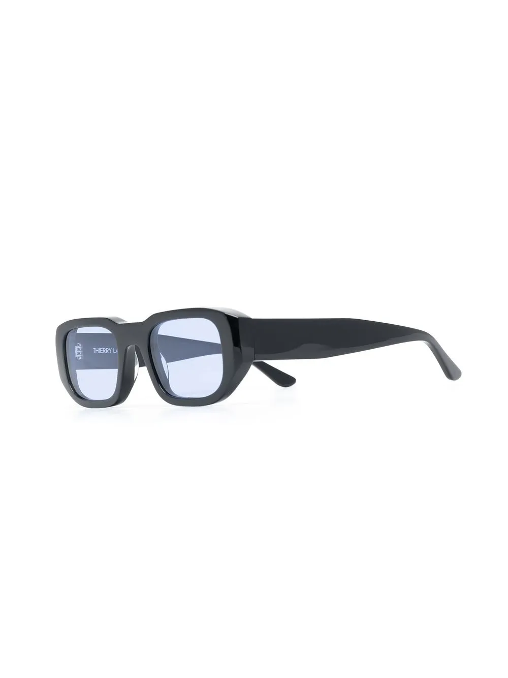 Thierry Lasry Zonnebril met rechthoekig montuur - Zwart