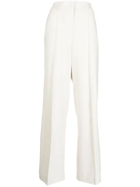 Goen.J twill straight-leg trousers